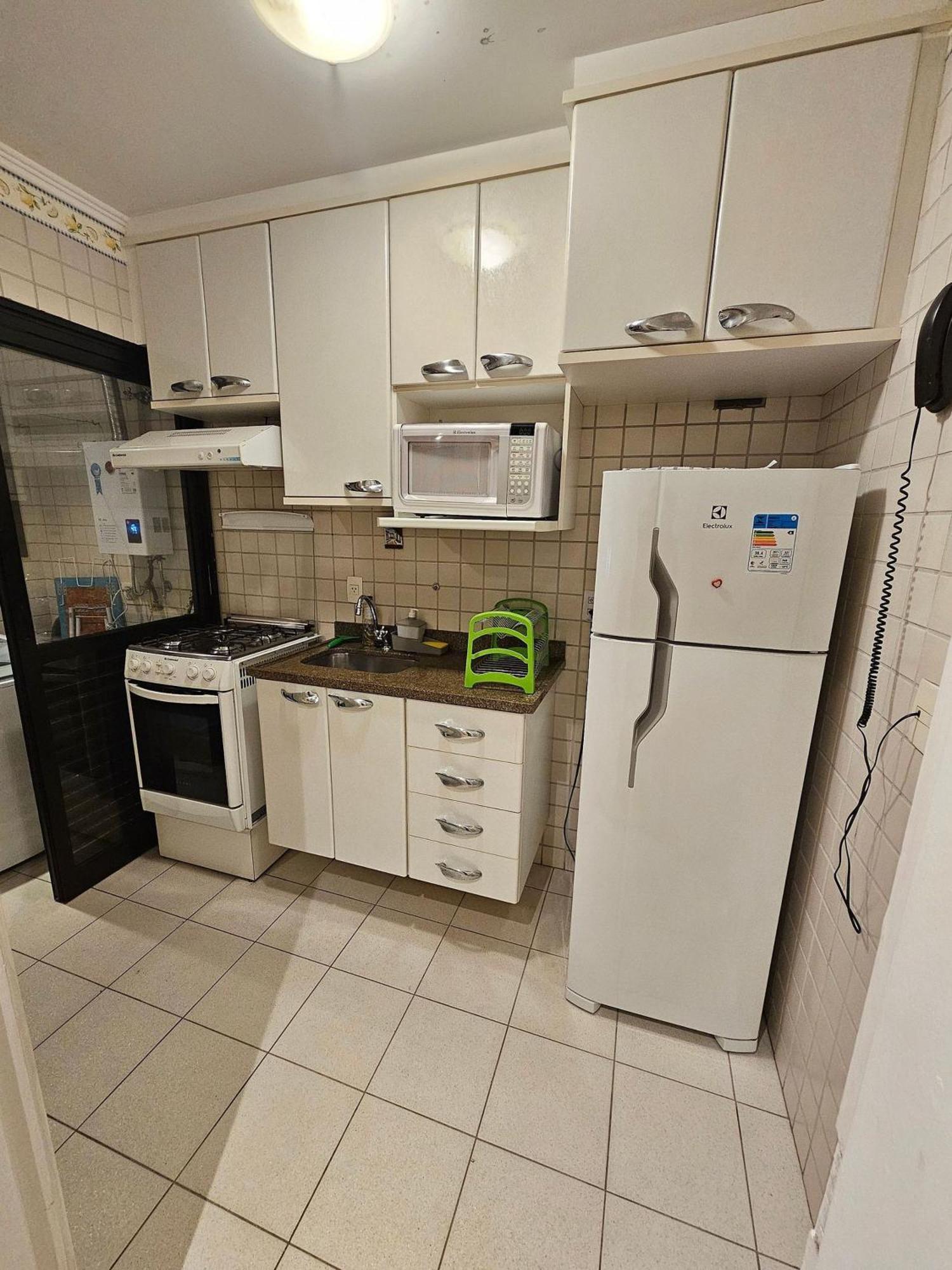 Flat Apart/Hotel Com Uma Suite E Cozinha Completa 圣保罗 外观 照片