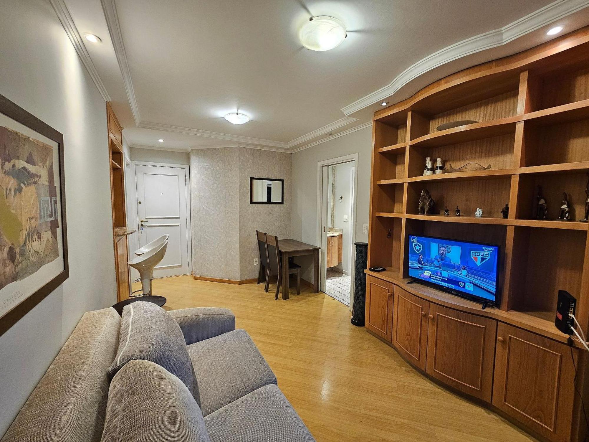 Flat Apart/Hotel Com Uma Suite E Cozinha Completa 圣保罗 外观 照片