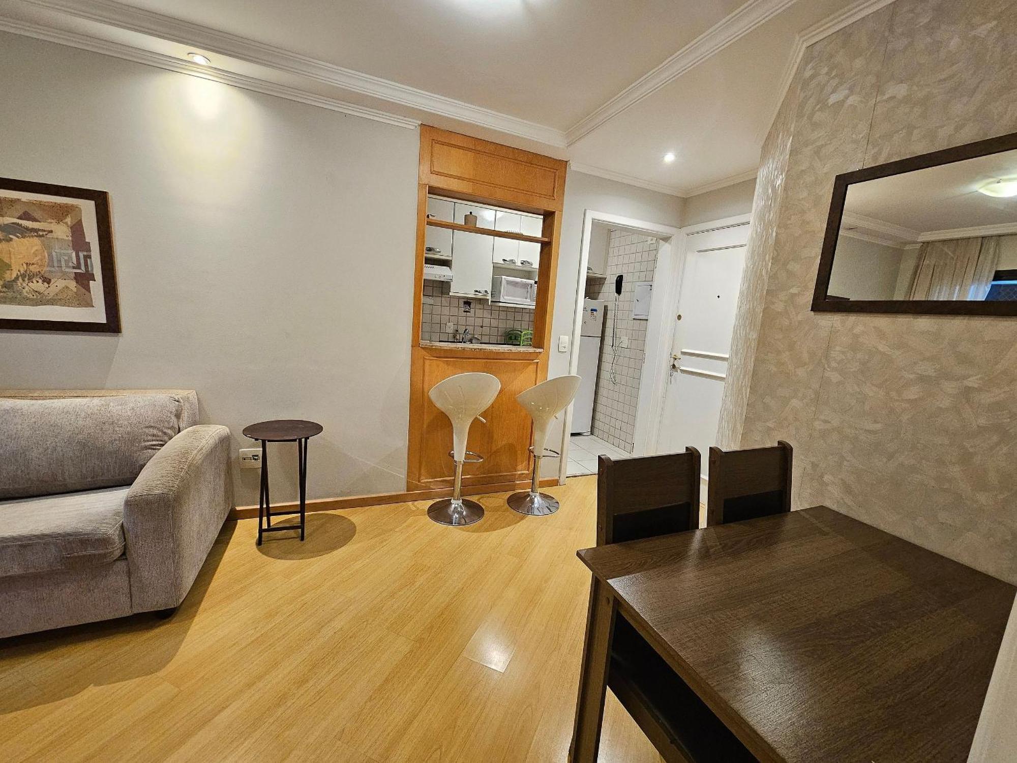 Flat Apart/Hotel Com Uma Suite E Cozinha Completa 圣保罗 外观 照片