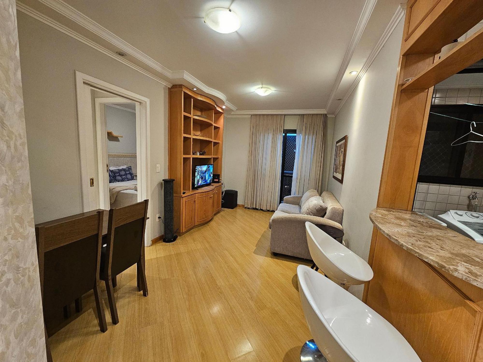 Flat Apart/Hotel Com Uma Suite E Cozinha Completa 圣保罗 外观 照片